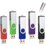 Clé usb 64go lot de 5 - a383 - pivotant haute vitesse - stockage u disque Clé usb 64go lot de 5 - a383 - pivotant haute vitesse - stockage u disque