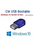 Clé usb bootable - windows 10 - 8go - famille 32 / 64 bits - sans licence - installation / réparation ... Clé usb bootable - windows 10 - 8go - famille 32 / 64 bits - sans licence - installation / réparation ...