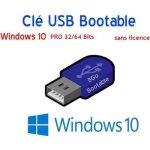 Clé usb 8go bootable windows 10 pro 32 / 64 bits sans licence Clé usb 8go bootable windows 10 pro 32 / 64 bits sans licence