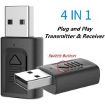 Dongle bluetooth - usb m135 - adaptateur 4 en 1 - bluetooth 5. 0 - récepteur / transmetteur - sans fil ... Dongle bluetooth - usb m135 - adaptateur 4 en 1 - bluetooth 5. 0 - récepteur / transmetteur - sans fil ...