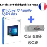 Clé usb bootable 8go windows 10 famille + licence Clé usb bootable 8go windows 10 famille + licence