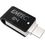 Cl usb - emtec - t260b - 64 go - usb 2. 0 - pivotante 360