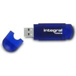 Cl usb evo - integral - 128 go - usb 2. 0 - bleu transparent