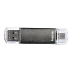 Cl usb - hama - laeta twin 16gb - capacit 16 go - usb 2. 0 - vitesse de lecture 10 mo / s
