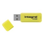 Clé usb integral neon 64 go usb 2. 0 - bleu Clé usb integral neon 64 go usb 2. 0 - bleu