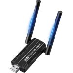 Cl� wifi 6e puissante ax5400mbps adaptateur usb 3. 0 tri - bande dongle wifi 2. 4g / 5g / 6ghz compatible ...