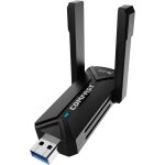 Cl� wifi 7 be6500 usb 3. 0 tri - bande 2. 4 / 5 / 6ghz antenne externe wpa3 compatible windows mac et ...