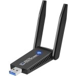 Cl� wifi puissante usb 3. 0 double bande 2. 4g / 5. 8ghz adaptateur wifi pour pc / ordinateur portable ...
