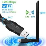 Clé wifi usb 3g - 1200mbps adaptateur wifi usb - usb 3. 0 dongle wifi bi - bande 2. 4g / 5. 8g 802. 11 ... Clé wifi usb 3g - 1200mbps adaptateur wifi usb - usb 3. 0 dongle wifi bi - bande 2. 4g / 5. 8g 802. 11 ...