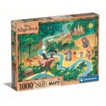 Clementoni - 1000p disney maps le livre de la jungle - gamme de puzzle inspir�e des anim�s japonais - ...