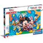 Clementoni - disney mickey and friends supercolor friends - 104 pices enfants 6 ans puzzle dessin anim ...