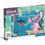 Puzzle enfant - clementoni - disney stitch - 104 pices - 6 ans - couleurs vives