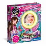 Clementoni - miroir de maquillage licorne - anneau lumineux - maquillage et accesoires cheveux et ongles ...