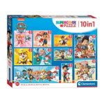Clementoni - puzzle 10 en 1 - pat patrouille Clementoni - puzzle 10 en 1 - pat patrouille