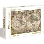 Clementoni - puzzle carte antique - 3000 pices - a partir de 10 ans - fabriqu en italie