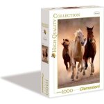 Clementoni - puzzle - chevaux sauvages - 1000 pices - 677 x 477 cm - fabriqu en italie