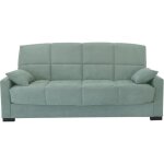 Clic clac 3 places megan 14 - tissu soro vert amande - avec accoudoirs - couchage 130x190 cm - l223 x ... Clic clac 3 places megan 14 - tissu soro vert amande - avec accoudoirs - couchage 130x190 cm - l223 x ...