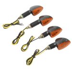 Clignotants de moto 4 pices moto clignotant avant et arrire tanche lumire vive remplacement universel ...
