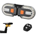 Clignotant pour scooter �lectrique 5 modes rechargeable par usb avec t�l�commande feu arri�re led �tanche ...