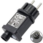 Clignoteur pour guirlande lumineuse 31v 6w prise clignotante 9 modes avec fonction minuterie �tanche ...