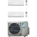 Climatisation bi split daikin bluevolution 2mxm40 + 2 units intrieures perfera 1500w r32