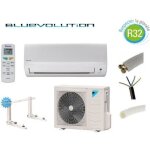 Pret a poser climatisation daikin 5000w r32 bluevolution reversible ftxf50a + kit de pose 15 metres + ...