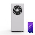 Climatiseur mobile - klarstein - aero ring 9k - 9000 btu - 3 en 1 - blanc