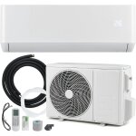 Climatiseur split 12000 btu - giantex - climatiseur r�versible - 7 modes - chauffage - inverter - �nerg�tique ...