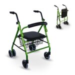 Clinicalfy dambulateur 4 roues lger prado rollator pliable et rglable personnes ges rollator avec ...
