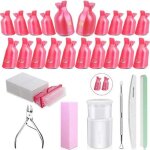 Clips de dissolvant de vernis À ongles plastique outils de manucure pince À ongles pour lart des ongles ... Clips de dissolvant de vernis À ongles plastique outils de manucure pince À ongles pour lart des ongles ...