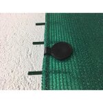 Clips de fixations trait�s anti - uv pour brise vue de 90 � 350 g / m2 lot de 20 pi�ces couleur noir. ...