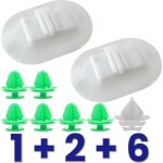 Clips de fixation de jupe lat�rale pour citroen ds3 - marque citroen - r�f�rence 1610186180