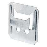 Clip de fixation - gah alberts - 250 clips - acier - gris - 25 mm