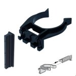 Clip pour plinthe pied 34mm en queue de sapin meuble cuisine plastique