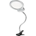 Clip - sur led lumire pliante table top lecture loupe lampe led light loupe avec pince