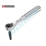 Cliquet porte - embouts facom r. pepb - ultra compact - 100 mm de longueur