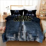 Cln - 2227 parure de lit populaire star wars ensemble de literie avec housse de couette linge de lit ...