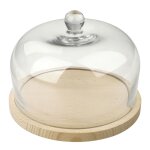 Cloche  fromage en verre fackelmann nature