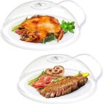 Couvercle micro - ondes - non sp�cifi� - 2pcs - transparent - 26x26x10 cm - polypropyl�ne
