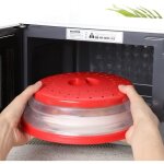 Cloche micro ondes - couvercle pliable couverture de protection anti - éclaboussures passoire pour fruits ... Cloche micro ondes - couvercle pliable couverture de protection anti - éclaboussures passoire pour fruits ...