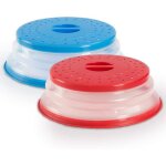 Cloche micro - ondes - non sp�cifi� - r�tractable - 2pcs - protection anti - �claboussures - passoire ...