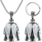 Cloche de moto - guardian bell - acier inoxydable - 2 pi�ces - d�coration et protection