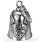 Clochette moto - guardian bell - coeur vintage - Étain véritable - porte - bonheur motard - sécurité ... Clochette moto - guardian bell - coeur vintage - Étain véritable - porte - bonheur motard - sécurité ...