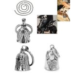 Clochette moto guardian ride bell clochette moto en acier inoxydable avec chaîne guardian bell pour motards ... Clochette moto guardian ride bell clochette moto en acier inoxydable avec chaîne guardian bell pour motards ...