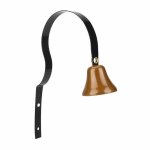 Clochette porte entr�e m�tal antique sonnette de porte pour chien fix� au mur formation de pot accessoire ...