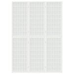 Cloison de s�paration - akozon - 3 panneaux - 120x170 cm - bois massif - blanc
