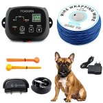 Cl�ture �lectrique pour chien - tchoupin - noir - avec c�ble de 300 m�tres - installation enterr�e hors ...