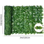 Cl�ture de feuille artificielle cl�ture de balcon artificielle �cran de balcon priv� rouleaux de feuille ...