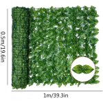 Cl�ture de feuille artificielle cl�ture de balcon artificielle �cran de balcon priv� rouleaux de feuille ...