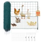 Cl�ture filet mobile - vevor - 50x105 m - filet de cl�ture pour chien en plastique temporaire - pour ...